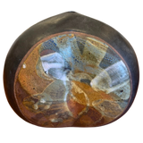 Heart Shaped Studio Vessel with Glazed Inlay