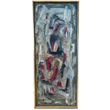 Vintage Textured Abstract Painting
