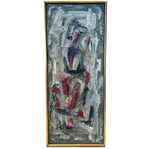 Vintage Textured Abstract Painting