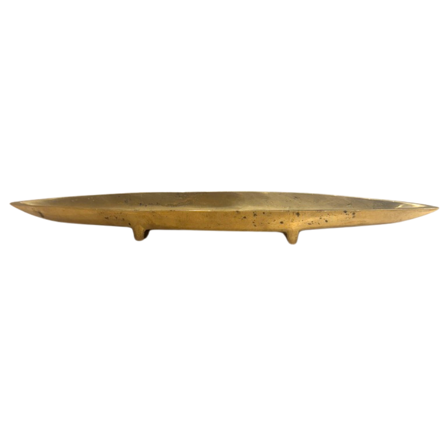 Solid Brass Decorative Footed Catch All