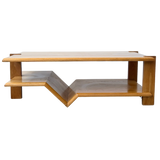 Split Level Italian Oak Coffee Table