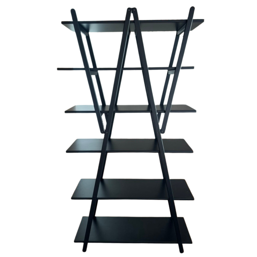 Ebony 'Nuvola Rossa' Bookcase by Vico Magistretti for Cassina