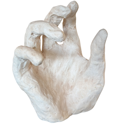 Unglazed Ceramic Hand Form
