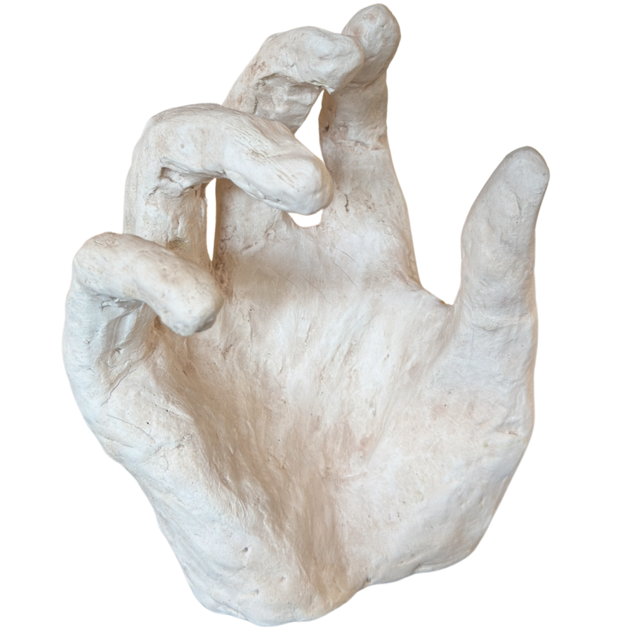 Unglazed Ceramic Hand Form