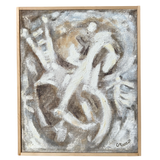 Vintage Tonal Abstract Art by Cecile Mass III