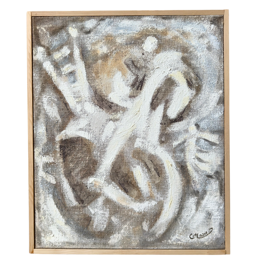 Vintage Tonal Abstract Art by Cecile Mass III – Pop Up Home