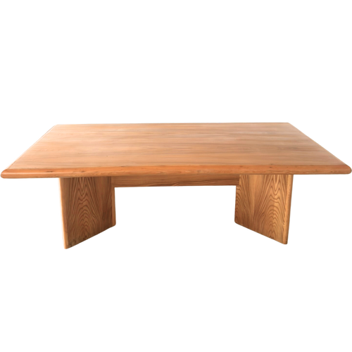 French Oak Dual Pedestal Dining Table