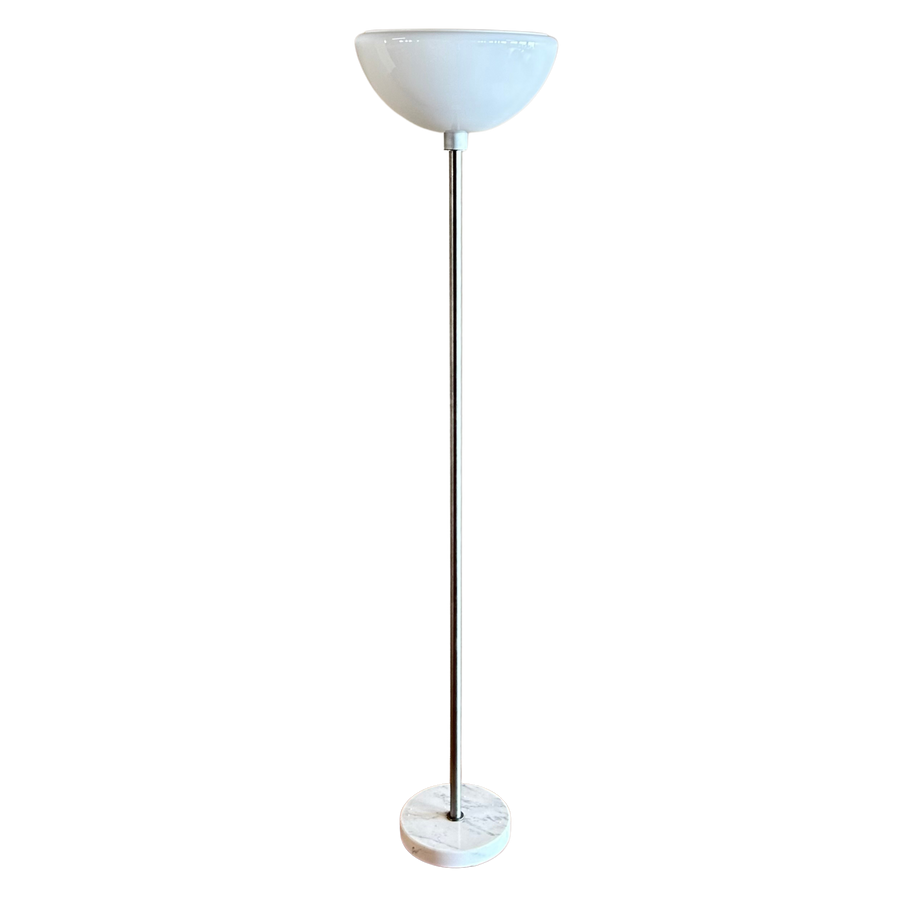 Vintage FLOS “Papavero” Marble Base Floor Lamp