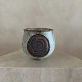 Ceramic Vessel with Spiral Medallion