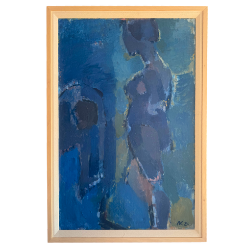 Vintage Blue Silhouettes, 1984