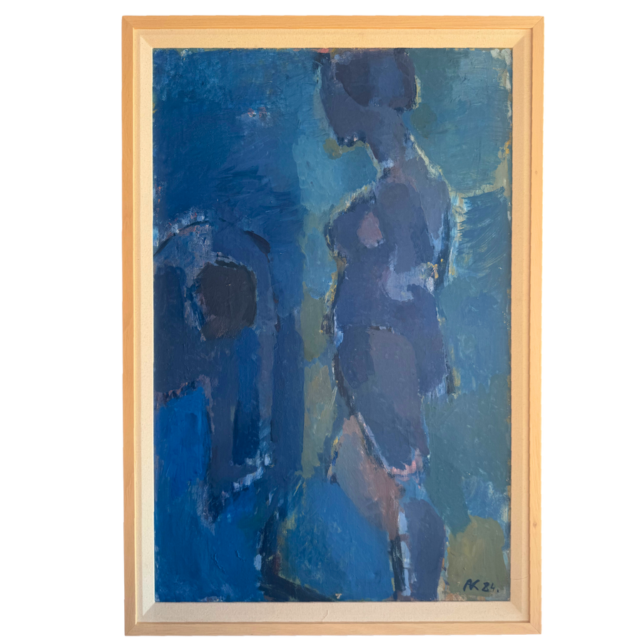 Vintage Blue Silhouettes, 1984