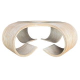 Italian Scrolled Pencil Bamboo Coffee Table, 1970s