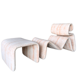 Etcetera Chair and Ottoman by Jan Eskelius, 1970s