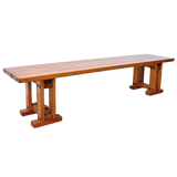 Solid Pine Ironbolt Trestle Bench