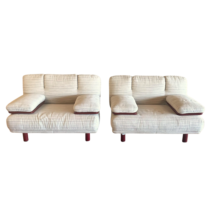 Pair of Magia Armchairs by Bacci and Mazzoni for Giovannetti, 1980s