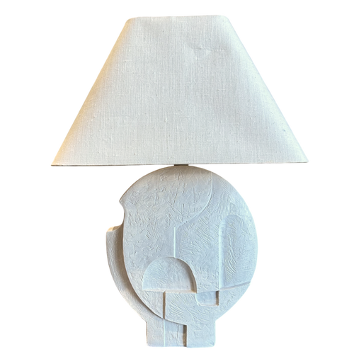 Postmodern Carved Plaster Table Lamp