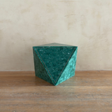 Maitland-Smith Green Tessellated Side Table