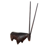 Carved Wood Gemsbok Sculpture