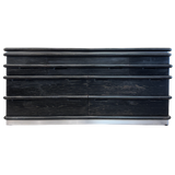 7 Drawer Ebony Oak Dresser by Jay Spectre for Century, 1980s