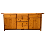 Rustic French Solid Pine Sideboard