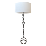 Vintage Spanish Iron Chain Floor Lamp