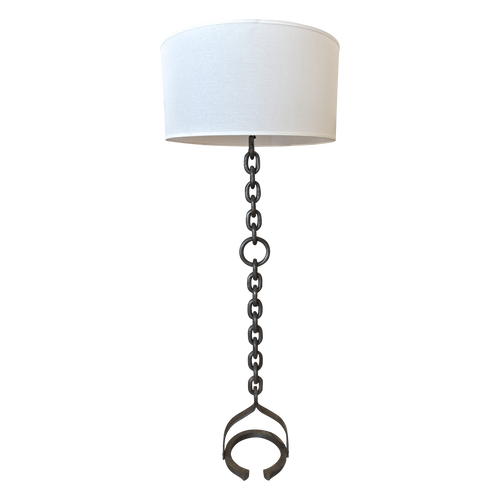 Vintage Spanish Iron Chain Floor Lamp