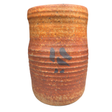 Small Terracotta Vase with Abstract Motif