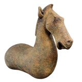 Textural Ceramic Horse Sculpture