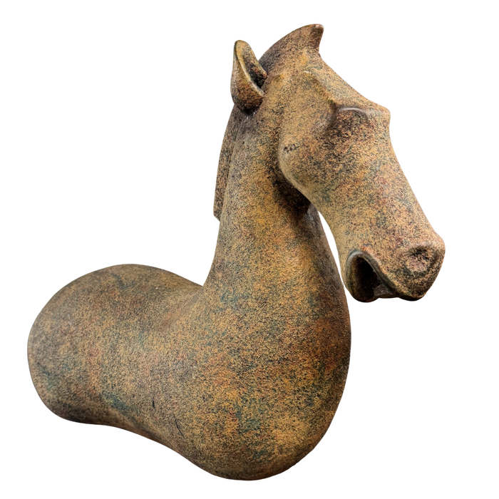Textural Ceramic Horse Sculpture