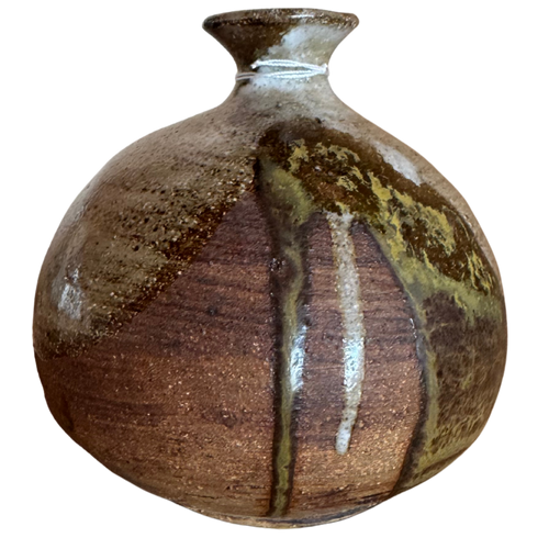 Glazed Stone Bud Vase