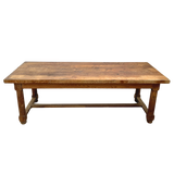 Early 20th Century French Oak Farm Table