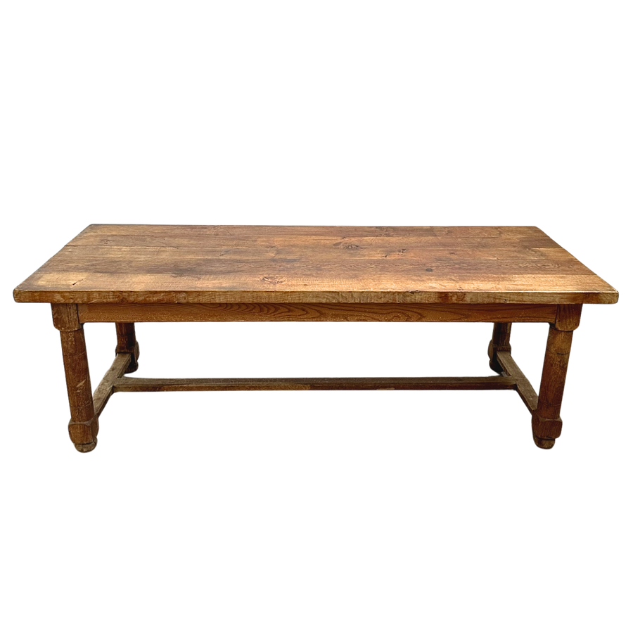 Early 20th Century French Oak Farm Table