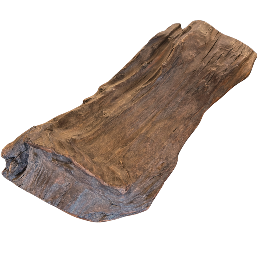 Weathered Hardwood Burl Form