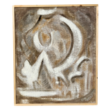 Vintage Tonal Abstract Art by Cecile Mass II