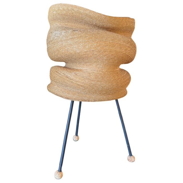 Woven Fiber Table Lamp