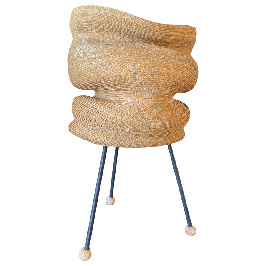 Woven Fiber Table Lamp