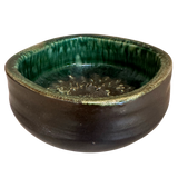 Dark Green Studio Pottery Bowl