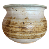 Glazed Oatmeal Studio Ceramic Vessel