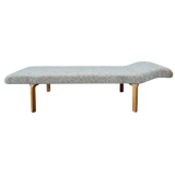 Mid Century Scandinavian Oak Leg Daybed