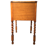 Turned Leg Lift Top Cabinet
