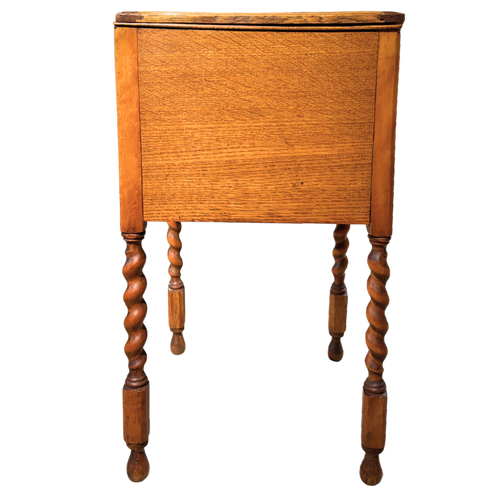 Turned Leg Lift Top Cabinet