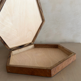 Vintage Hexagonal Hinged Box