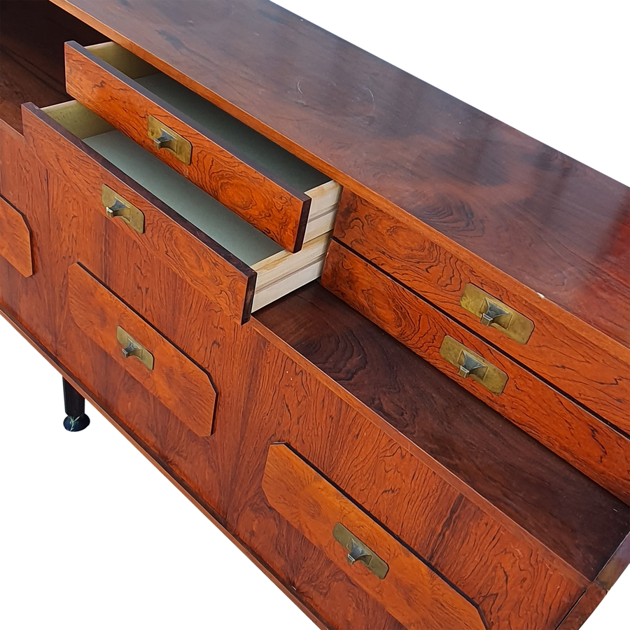 Vintage Italian Rosewood Sideboard