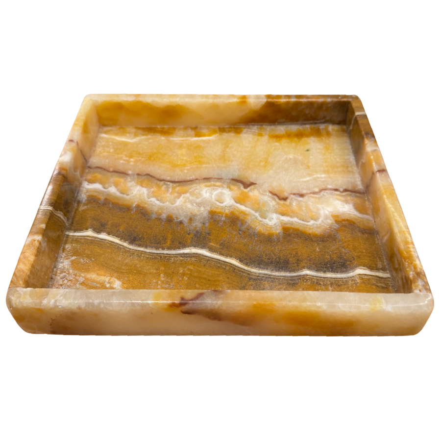 Square Onyx Tray