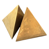 Pair of Geometric Brass Bookends