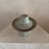 Sage Speckled Ceramic Lidded Vessel