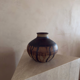 Vintage Abstract Earthtone Studio Pottery Vase