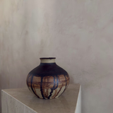 Vintage Abstract Earthtone Studio Pottery Vase