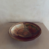 Rust & Moss Glazed Ceramic Bowl