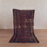 Vintage Blush & Indigo Persian Rug